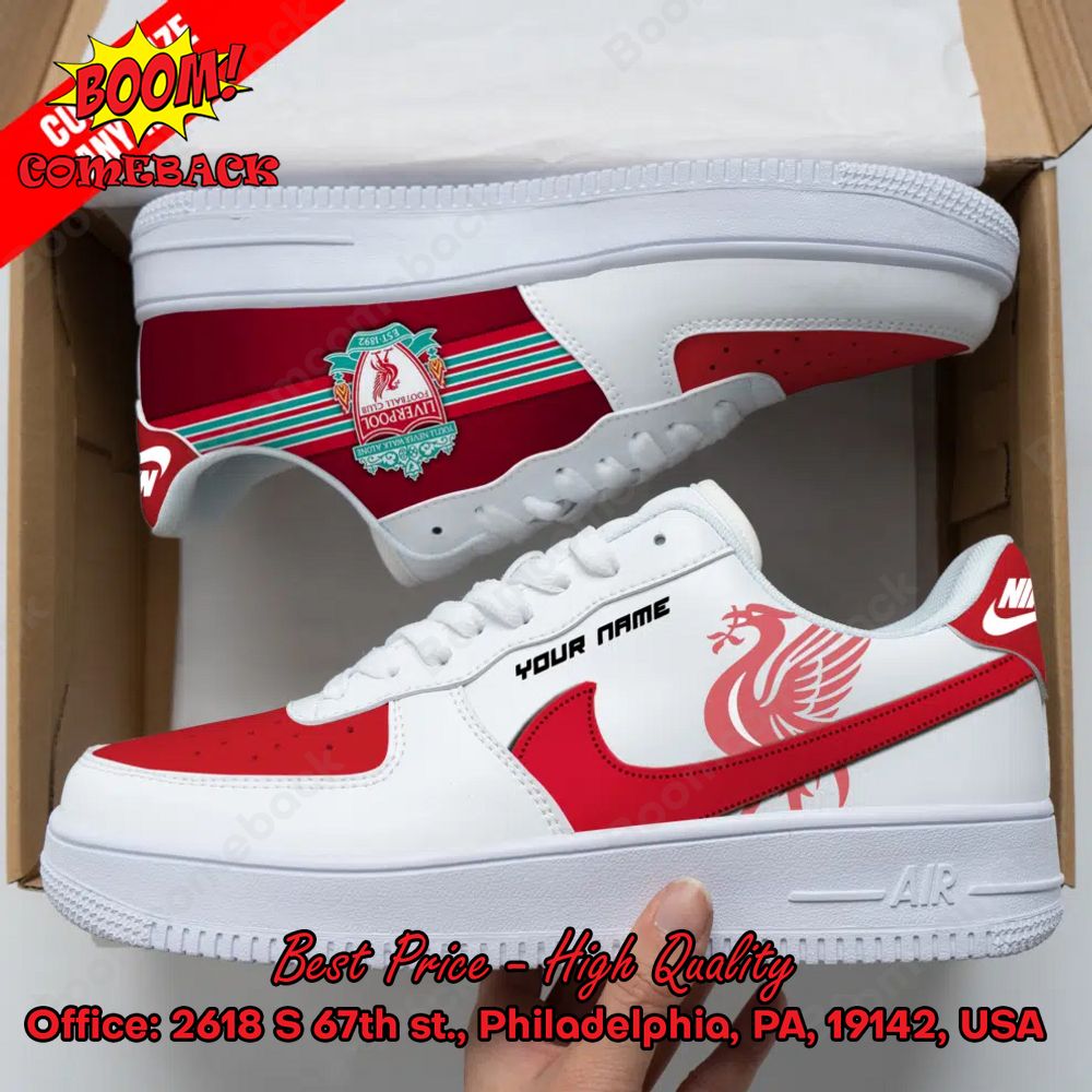 Liverpool FC Luxury Nike Air Force Sneakers