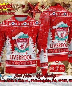 Liverpool Santa Hat Ugly Christmas Sweater
