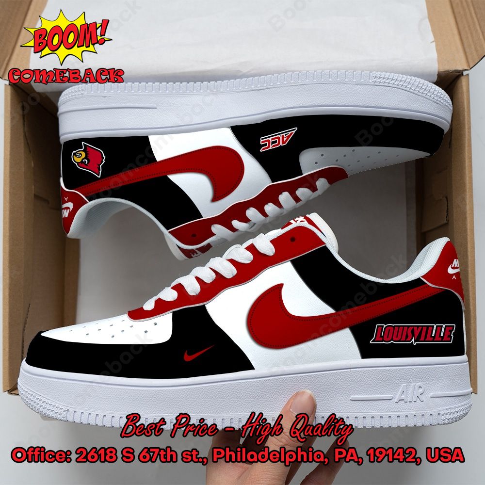 Louisville Cardinals NCAA Nike Air Force Sneakers