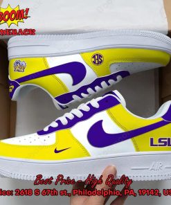LSU Tigers NCAA Nike Air Force Sneakers