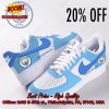 Manchester City FC Personalized Name Nike Air Force Sneakers