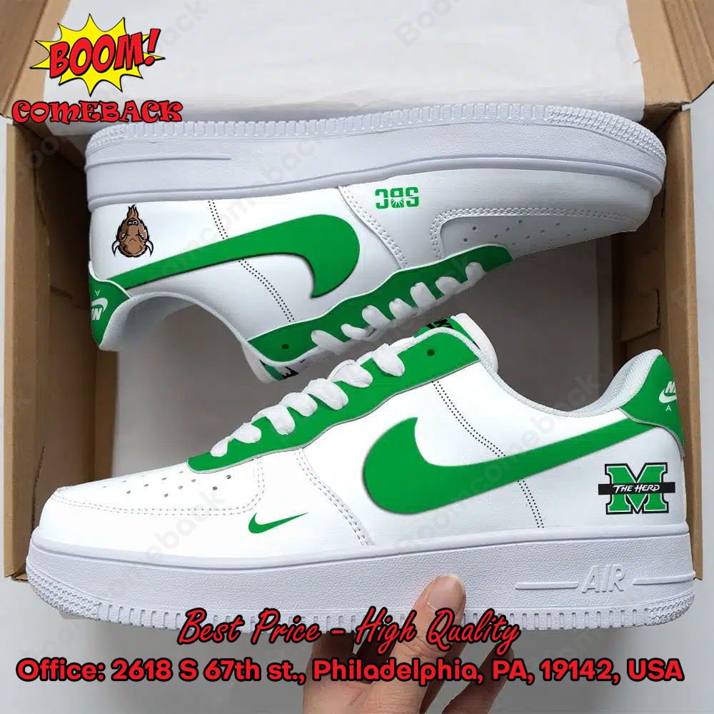 Marshall Thundering Herd NCAA Nike Air Force Sneakers