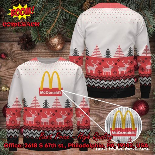 McDonald’s Wool Christmas Sweater