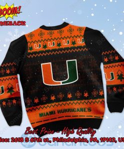 miami hurricanes snoopy dabbing ugly christmas sweater 3 8hUzp