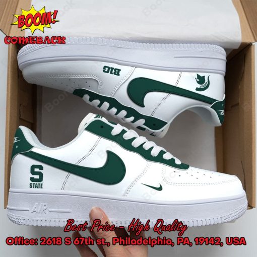 Michigan State Spartans NCAA Nike Air Force Sneakers