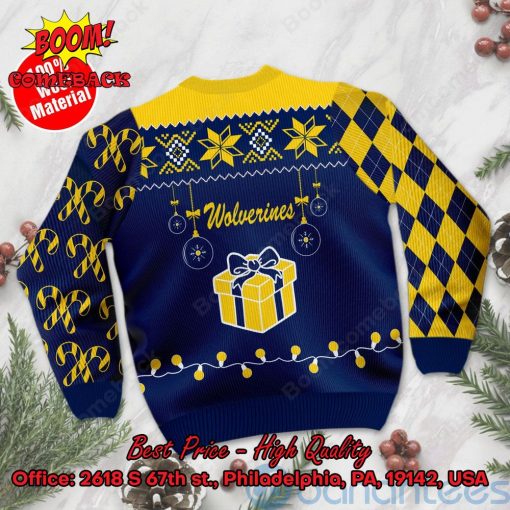 Michigan Wolverines Christmas Gift Ugly Christmas Sweater