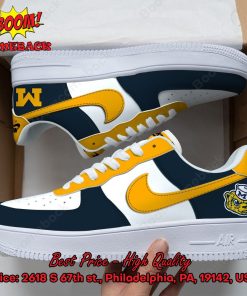 Michigan Wolverines NCAA Nike Air Force Sneakers