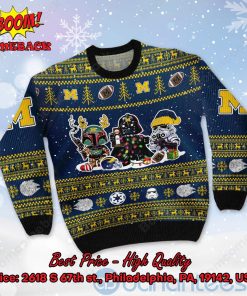 michigan wolverines star wars ugly christmas sweater 2 C6LdJ