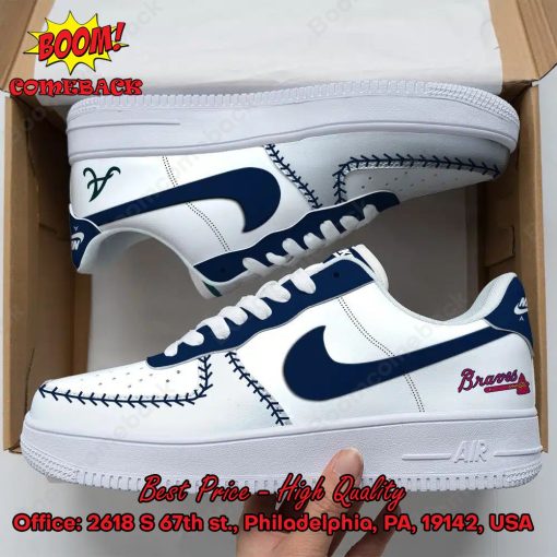 MLB Atlanta Braves Baseball Nike Air Force Sneakers