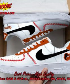 MLB Baltimore Orioles Baseball Nike Air Force Sneakers