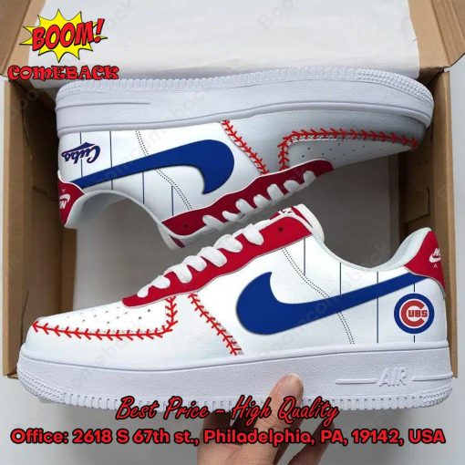 MLB Chicago Cubs Baseball Nike Air Force Sneakers