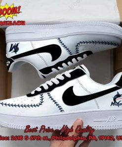 MLB Miami Marlins Baseball Nike Air Force Sneakers