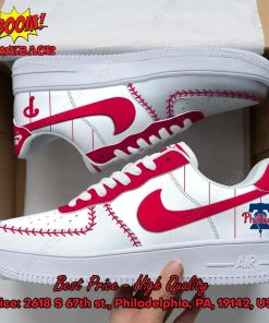 MLB Philadelphia Phillies Baseball Nike Air Force Sneakers