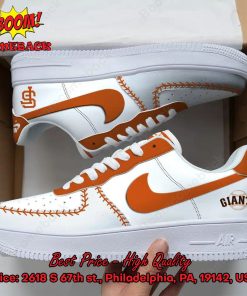 MLB San Francisco Giants Baseball Nike Air Force Sneakers