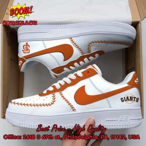 MLB San Francisco Giants Baseball Nike Air Force Sneakers