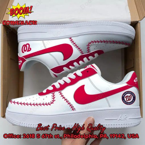 MLB Washington Nationals Baseball Nike Air Force Sneakers