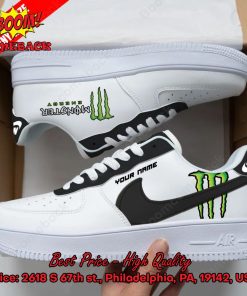 Monster Energy Personalized Name Nike Air Force Sneakers