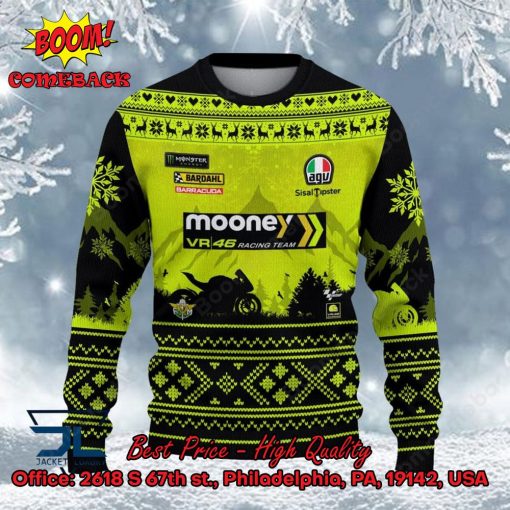 Mooney VR46 Racing Team Ugly Christmas Sweater