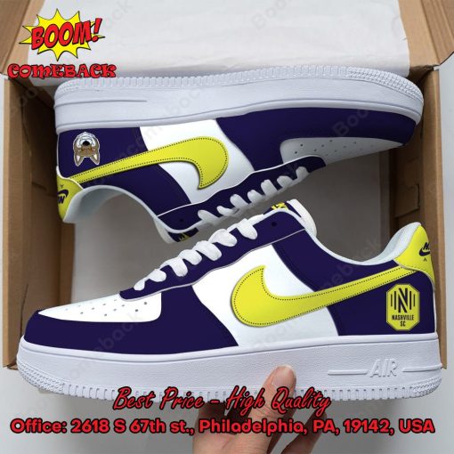 Nashville SC Nike Air Force Sneakers