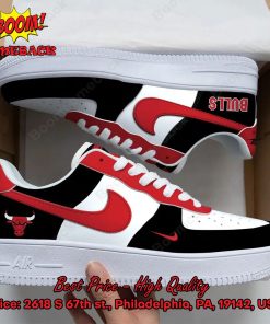 NBA Chicago Bulls Nike Air Force Sneakers