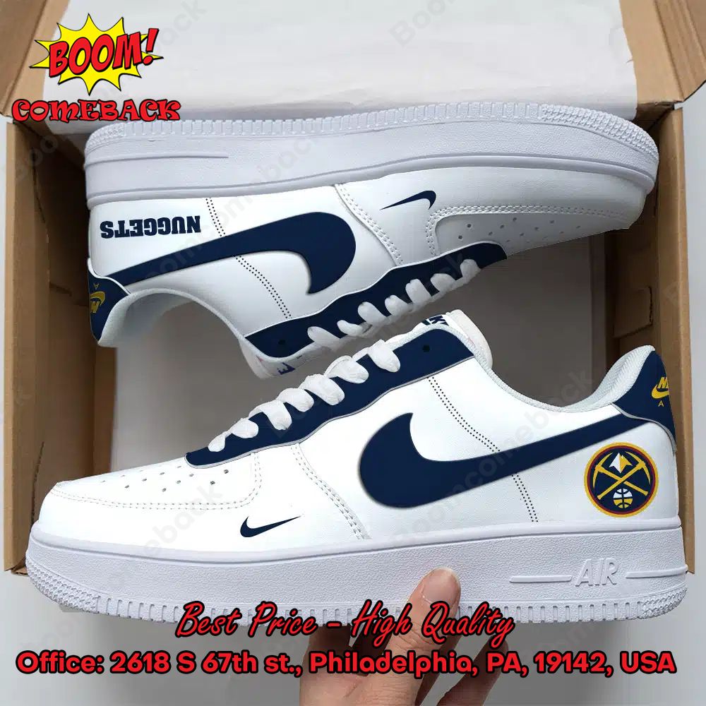 NBA Denver Nuggets Nike Air Force Sneakers