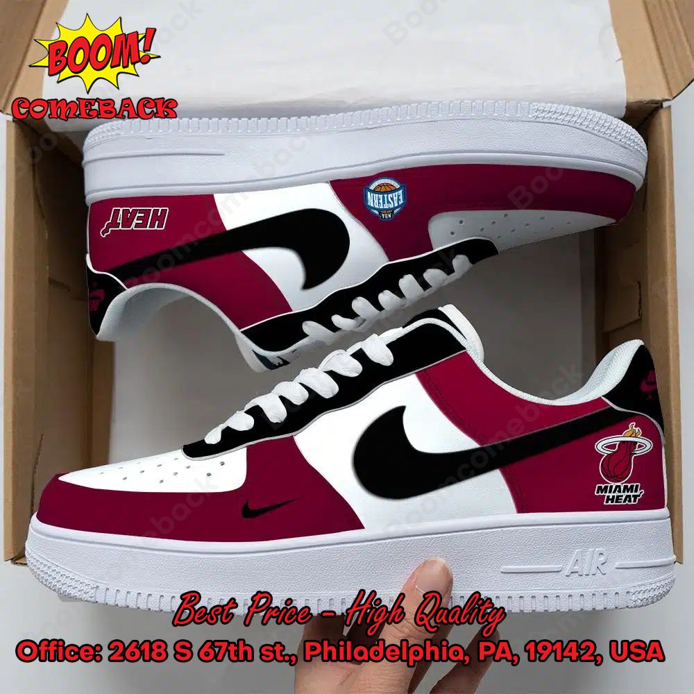 NBA Eastern Miami Heat Nike Air Force Sneakers