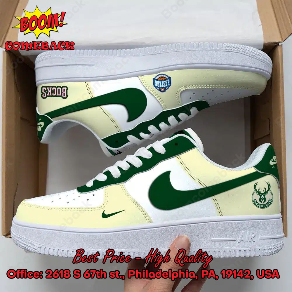 NBA Eastern Milwaukee Bucks Nike Air Force Sneakers