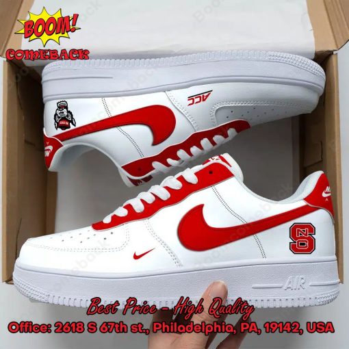 NC State Wolfpack NCAA Nike Air Force Sneakers