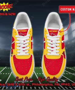 NCAA Louisville Cardinals Personalized Custom Nike Air Force 1 Sneakers