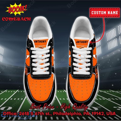 NCAA Oklahoma State Cowboys Personalized Custom Nike Air Force 1 Sneakers