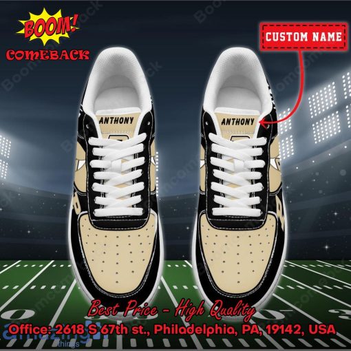 NCAA Purdue Boilermakers Personalized Custom Nike Air Force 1 Sneakers