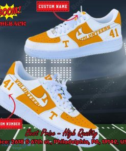 NCAA Tennessee Volunteers Personalized Custom Nike Air Force 1 Sneakers