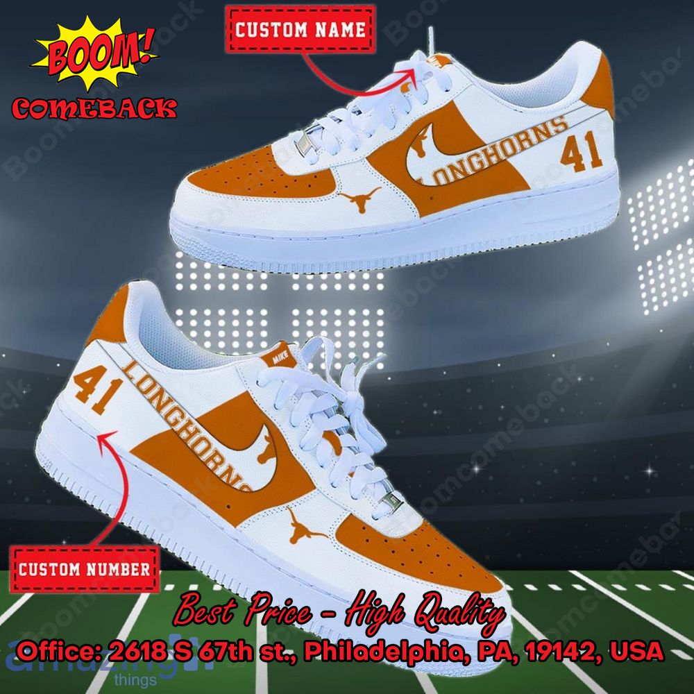 NCAA Tennessee Volunteers Personalized Custom Nike Air Force 1 Sneakers