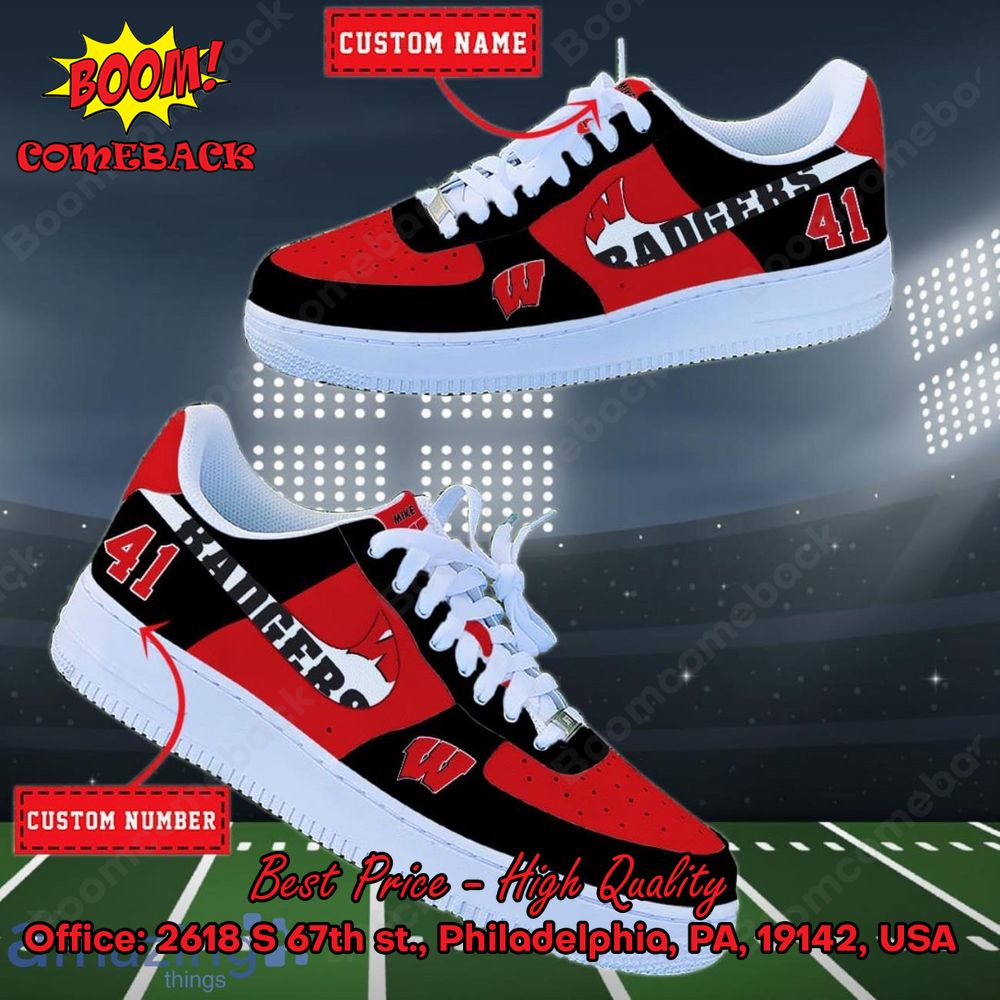 NCAA Texas Longhorns Personalized Custom Nike Air Force 1 Sneakers