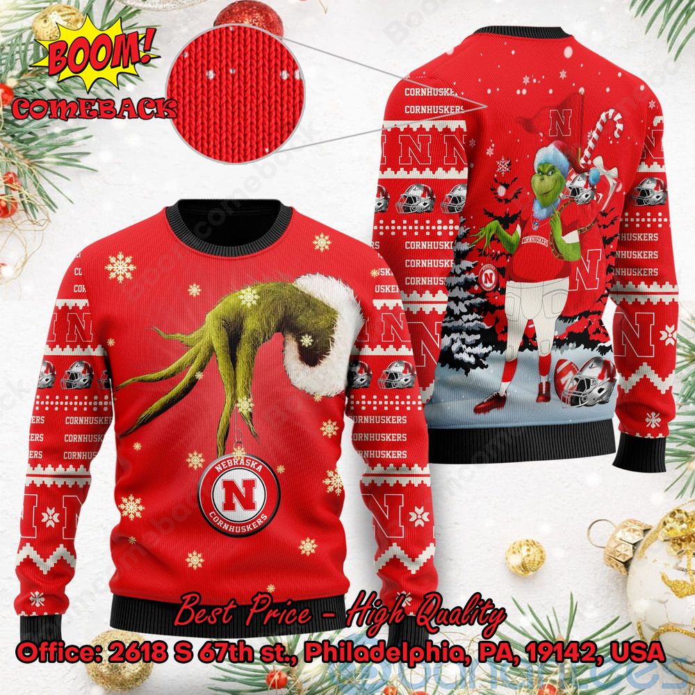 Nebraska Cornhuskers Christmas Gift Ugly Christmas Sweater