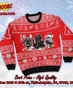 Nebraska Cornhuskers Star Wars Ugly Christmas Sweater