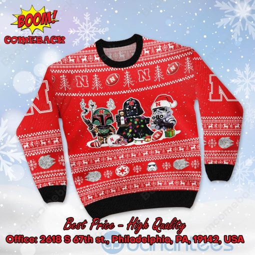 Nebraska Cornhuskers Star Wars Ugly Christmas Sweater