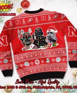 nebraska cornhuskers star wars ugly christmas sweater 3 bX8eq