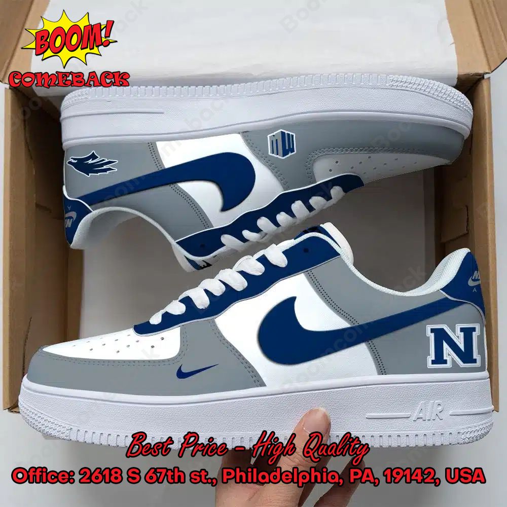 Nevada Wolf Pack NCAA Nike Air Force Sneakers