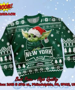 new york jets baby yoda santa hat ugly christmas sweater 2 ZwtNu