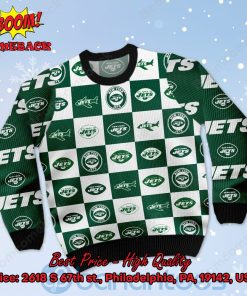 new york jets logos ugly christmas sweater 2 cthz6