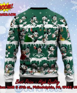 new york jets mickey mouse postures style 2 ugly christmas sweater 3 5IYJC