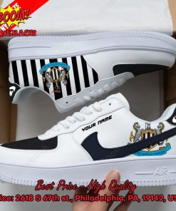Newcastle United Personalized Name Nike Air Force Sneakers