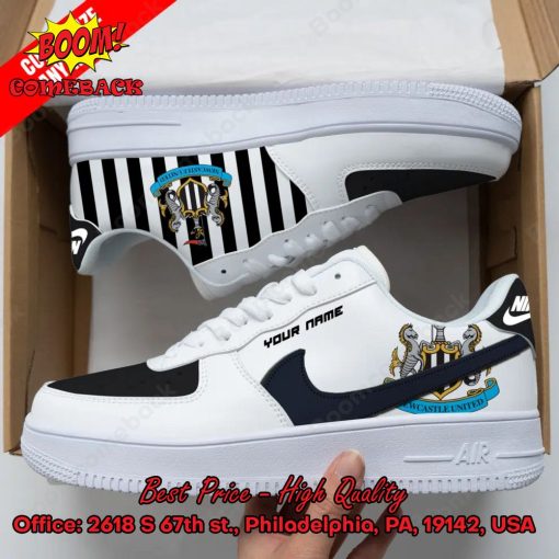 Newcastle United Personalized Name Nike Air Force Sneakers