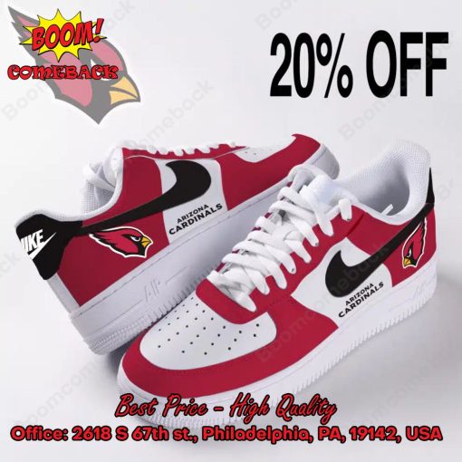 NFL Arizona Cardinals Logo Nike Air Force Sneakers