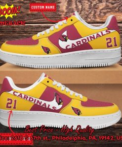 NFL Arizona Cardinals Personalized Nike Air Force Sneakers
