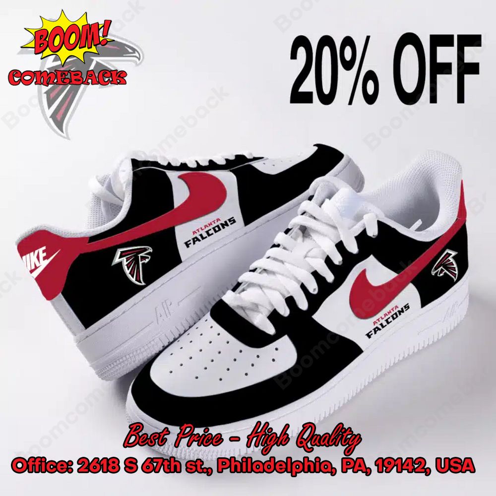 NFL Atlanta Falcons Logo Nike Air Force Sneakers