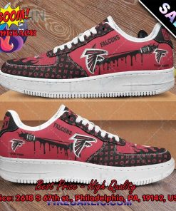 NFL Atlanta Falcons Louis Vuitton Theme Custom Nike Air Force Sneakers