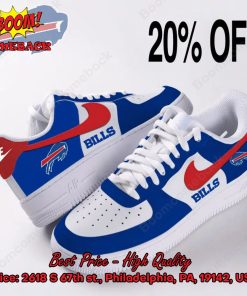 NFL Buffalo Bills Logo Nike Air Force Sneakers
