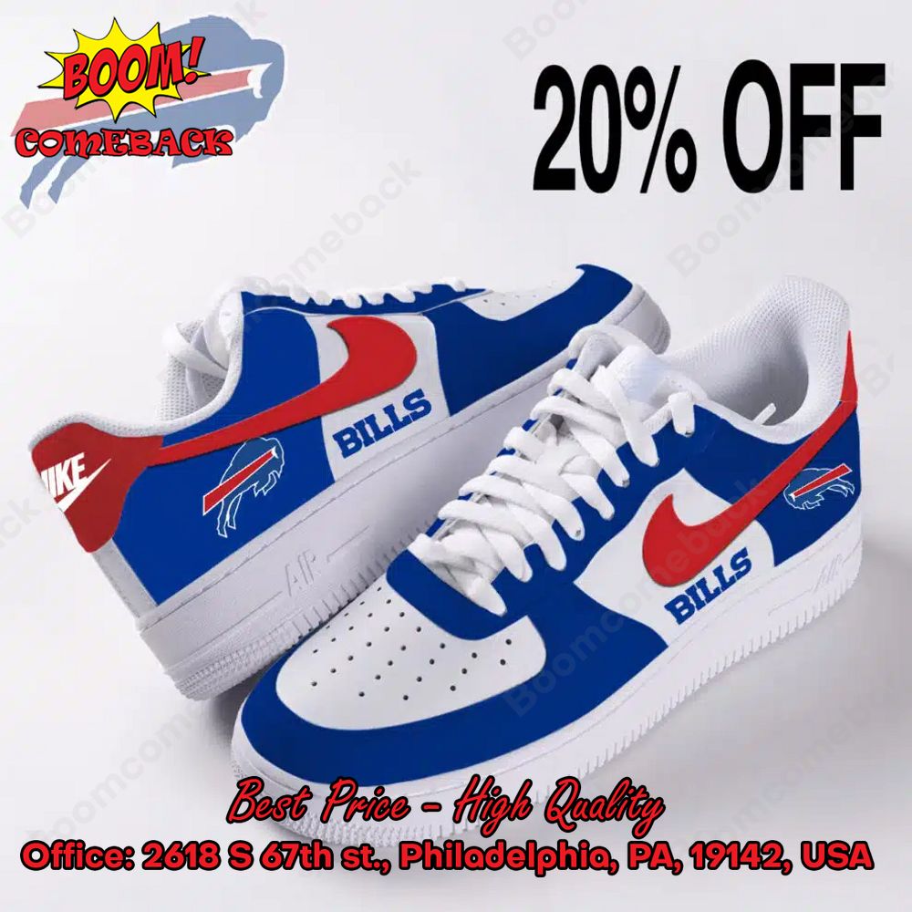 NFL Buffalo Bills Logo Nike Air Force Sneakers